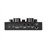 Btuty Carte son externe de mixage audio USB Interface audio avec effets sonores multiples Batterie rechargeable intégrée