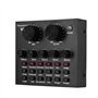 Btuty Carte son externe de mixage audio USB Interface audio avec effets sonores multiples Batterie rechargeable intégrée