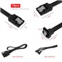 SATA 3 50 cm Câble de pour Connexion Carte Mère HDD SSD Hard Drive
