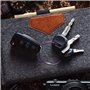 SIOPPKIK 30 pièces Porte-clés en Fil Couleur en Acier Inoxydable Porte-clés en câble Boucle Anneaux avec Joints en Acier Inoxyda