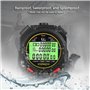 Chronometre Professionnel 60 Mémoire avec Fonction Muet et Lumièr pour Sport