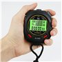Chronomètre avec Sifflet,Chronometre Professionnel 60 Mémoire avec Fonction Muet et Lumièr pour Sport