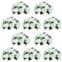 NUPTIO 10 Pièces Fleurs Artificielles