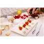 Accfore Lot de 4 couteaux à épander, couteaux multifonctions en acier inoxydable pour fromage, beurre froid, confiture, pâtisser