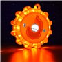 Tobfit Éclairage routier LED Gyrophare Balise De Signalisation lumineuse LED Lampe d'Avertissement Clignotant Eclairage d'urgenc