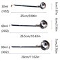 3 Pièces Louche pour Soupe avec Crochet Professionnel Louche pour Soupe Acier Inoxydable Louche à Soupe à Long Manche pour la Cu