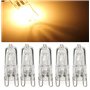 ShuoHui HaloPin Lot de 10 ampoules halogènes G9 à intensité variable 18 W Remplace 18 W Angle d'éclairage 35° Blanc chaud 2700