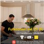 Bonlux gu4 mr11 LED 12V Light, 3W spot blanc chaud 3000k spot remplacement 35w lampe réflecteur ampoule 350lm spot 38 ° angle de