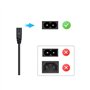 WICAREYO Cordon d'alimentation ca prise UE de 2 m Remplacement du cordon d'alimentation pour PS4 PS5 PS3 PS2 Xbox one S/X