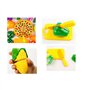 NIWWIN Ensemble de 24 pièces d’aliments en jouets pour enfants Plastique Pizza découpée Fruits et légumes