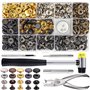 150 Boutons Pression en Métal
