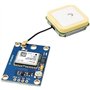 ICQUANZX GY-NEO6MV2 NEO-6M Module de commande de vol GPS 3 V-5 V avec antenne en céramique super puissante pour Arduino EEPROM A