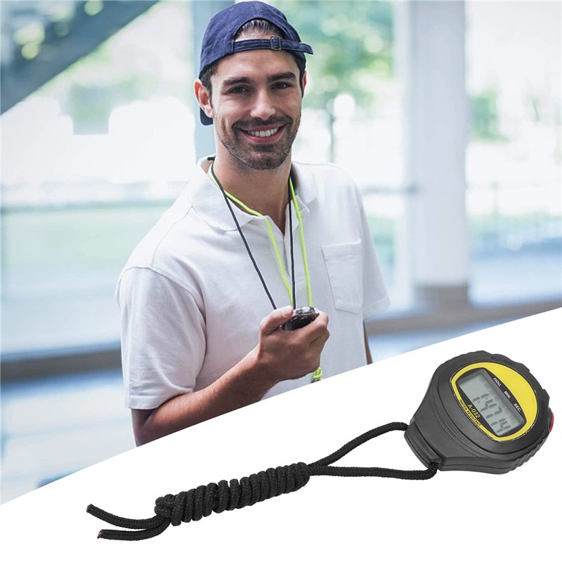 Image secondaire de Chronomètre,Chronomètre Sport numérique minuteur,Chronomètre de Sport avec Affichage,chronomètre étanche avec Fonction d'alarme,