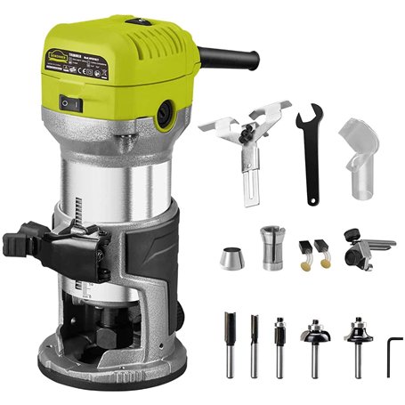 DEWINNER à Bois Défonceuse affleureuse électrique 710W 13000-33000RPM