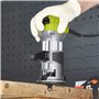 DEWINNER à Bois Défonceuse affleureuse électrique 710W 13000-33000RPM, 6 Vitesses Variables, 3 Pinces de 1/4" 6mm &8mm, professi
