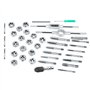 Coffret Tarauds et Filières 40 Pièces M3 - M12 Jeu de Tarauds Kit Tarauds à Goujure Filières de Filetage Extracteurs de Vis Kit 