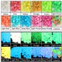 Mdurian 200Pcs Pierre Lumineuse Galet Lumineux Cailloux Brillants dans Le Noir pavés pour Maison Jardin passerelle Aquarium Pati