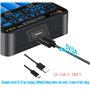 WISSBLUE Chargeur de Batterie 18650, écran LCD pouvant Afficher la capacité, Chargeur Rapide 18650 2 A, Convient pour Batterie a
