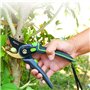 sécateur pour jardinage robuste avec lames en acier inoxydable antirouille