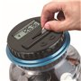 Compteur de Tirelire numérique Comptage Automatique des pièces Tirelire économiseur Conteneur en Pot avec écran LCD et Grande ca