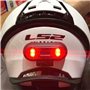 Riloer LED vélo arrière feu arrière USB Rechargeable Casque de vélo Sac à Dos Lampe de Sport