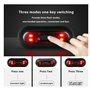 Riloer LED vélo arrière feu arrière USB Rechargeable Casque de vélo Sac à Dos Lampe de Sport