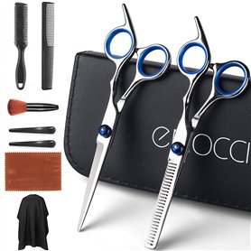 Ciseaux Coiffure Cheveux Professionnel Cisailles Barber sculpteurs Lot kit Famille Coupe de cheveux outil de Barber salon et usa