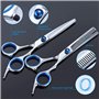 Ciseaux Coiffure Cheveux Professionnel Cisailles Barber sculpteurs Lot kit Famille Coupe de cheveux outil de Barber salon et usa