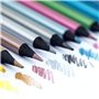Madeki 12 Crayons de Couleur Métallisés pour Coloriages, Dessins et Faire des Cartes de Vœux