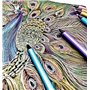 Madeki 12 Crayons de Couleur Métallisés pour Coloriages, Dessins et Faire des Cartes de Vœux