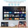 Android TV Box 12.0 MECOOL KM2 Android TV avec Netflix certifié Amlogic S905X2-B TV Box Android 4K Streaming Media Player certif
