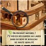 iDventure Cluebox - Coffre de Davy Jones - Puzzle 3D Escape Room Jeu - Boite en Bois - Cadeau Anniversaire Homme Original - Cass