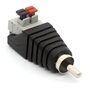 OpenII Connecteur d'alimentation pour caméra de vidéosurveillance - Pour haut-parleur audio et vidéo - Connecteur RCA mâle vers 