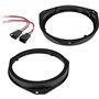 Sound-way Kit Adaptateurs Montage Enceintes Haut-parleurs Compatible avec Fiat