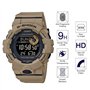 Youniker Lot de 3 films protecteurs d'écran en verre trempé pour montre Casio GBD800 G Shock GBA800 - Anti-rayures