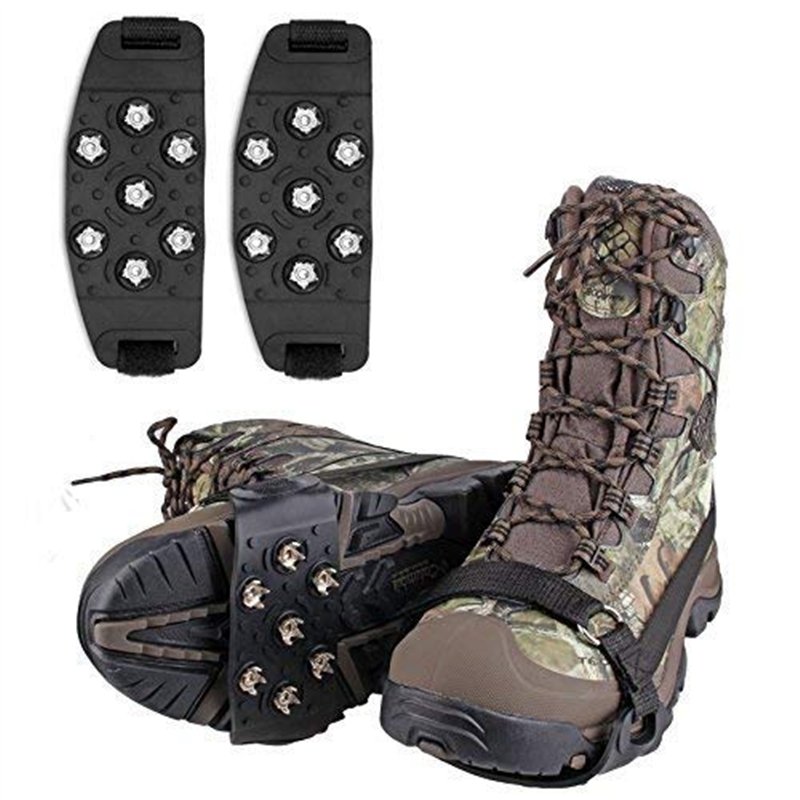Image secondaire de OFKPO 1 Paire Crampon Antidérapent, Crampons pour Chaussures, Crampons de Traction pour la Glace et la Neige