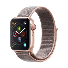 Apple Watch Series 4 40mm (GPS + Cellular) - Boîtier En Aluminium Or Avec Boucle Sport Pamplemousse (Reconditionné)