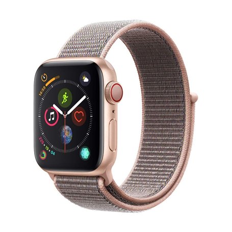 Apple Watch Series 4 40mm (GPS + Cellular) - Boîtier En Aluminium Or Avec Boucle Sport Pamplemousse (Reconditionné)