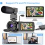 Caméra Vidéo 2.7K Caméscope UHD 36MP Caméra de Vlog pour Youtube IR Night Vision 3.0" LCD à écran Tactile 16X Zoom Camera Record