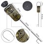 Freekite 2 Lanternes Solaires Extérieures,lot de 2 Lampes Solaires de Jardin en Métal avec piquets de terre, Lumières Solaire Ex