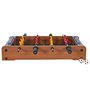 MISTER GADGET MG2018 Jeu de Table Baby-Foot avec 2 Panneaux de Score et 2 balles Bois métal et Plastique, Aléatoire : Multicolor