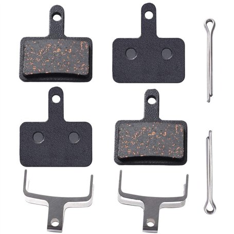 Best Tek Lot de 2 paires de plaquettes de frein à disque pour Shimano M315 M355 M515 M525 C501 C601 M375 M395 M415 M416 M446 M46