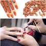 Reppkyh Main d'apprentissage pour nail art, maquillage, manucure, entraînement professionnel, avec 100 faux ongles