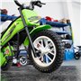 2 jeux de 12,5x2,75 (12-1 / 2x2,75) pneus à crampons robustes et chambres à air avec potence tr87 courbée de remplacement pour m