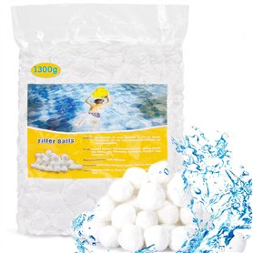 Amzeeniu 1300g Balles Filtrantes
