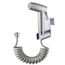 Pulvérisateur de toilette pour bidet - avec crochet de réservoir d'eau et tuyau de douche flexible télescopique en ABS de 59" po