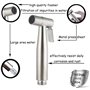 Pulvérisateur de bidet à main pour toilettes, salle de bain et bidet avec tuyau en ABS pour lavage féminin et animal domestique