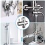 Pulvérisateur de bidet à main pour toilettes, salle de bain et bidet avec tuyau en ABS pour lavage féminin et animal domestique