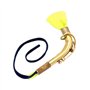 Alnicov Kit d'entretien de nettoyage pour saxophone avec 3 pièces de chiffon de nettoyage et brosse d'embout buccal Outil d'entr