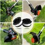Uchidodo Bobine Fil Coupe Bordure pour Black et Decker Coupe-Bordures, 6 Bobine de Fil Debroussailleuse avec 1 Couvercle de Bobi